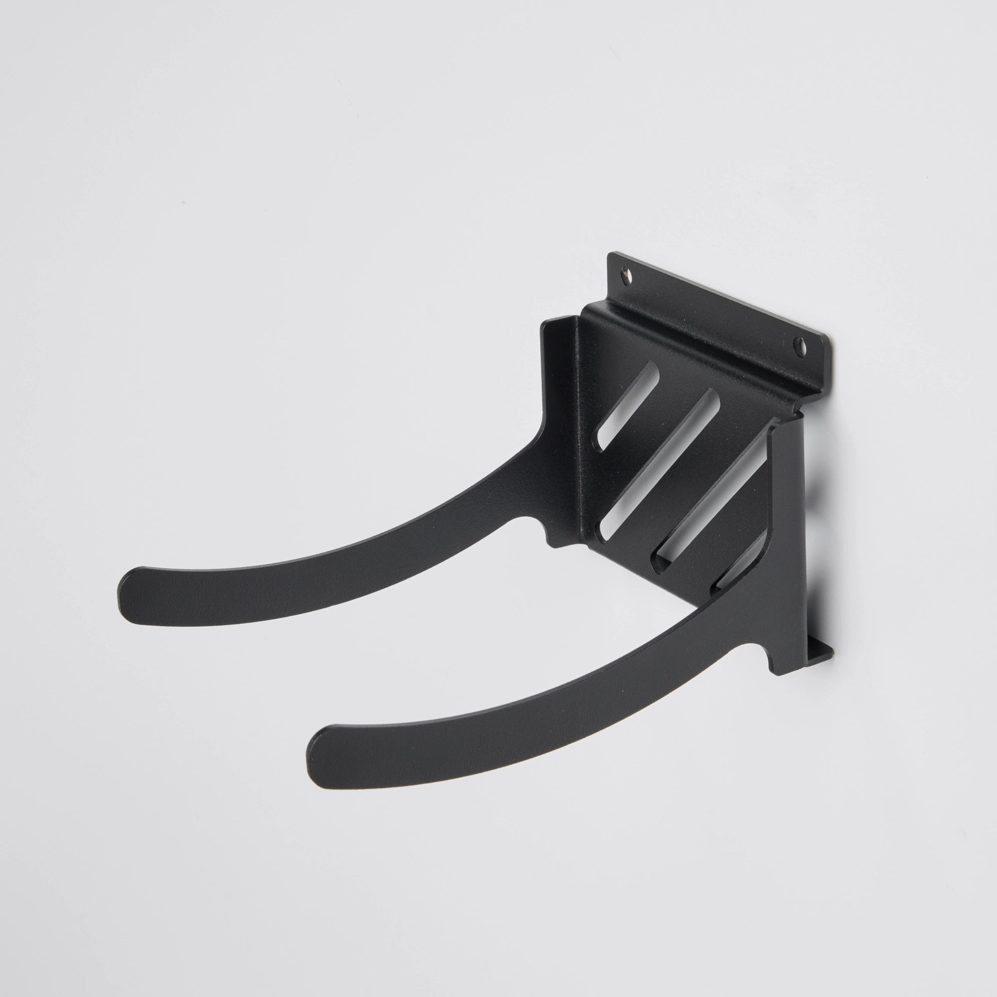 6" Curved Double Hook | Heavy-Gauge Steel Heavy Duty Wall Hook - Bluegill Steel