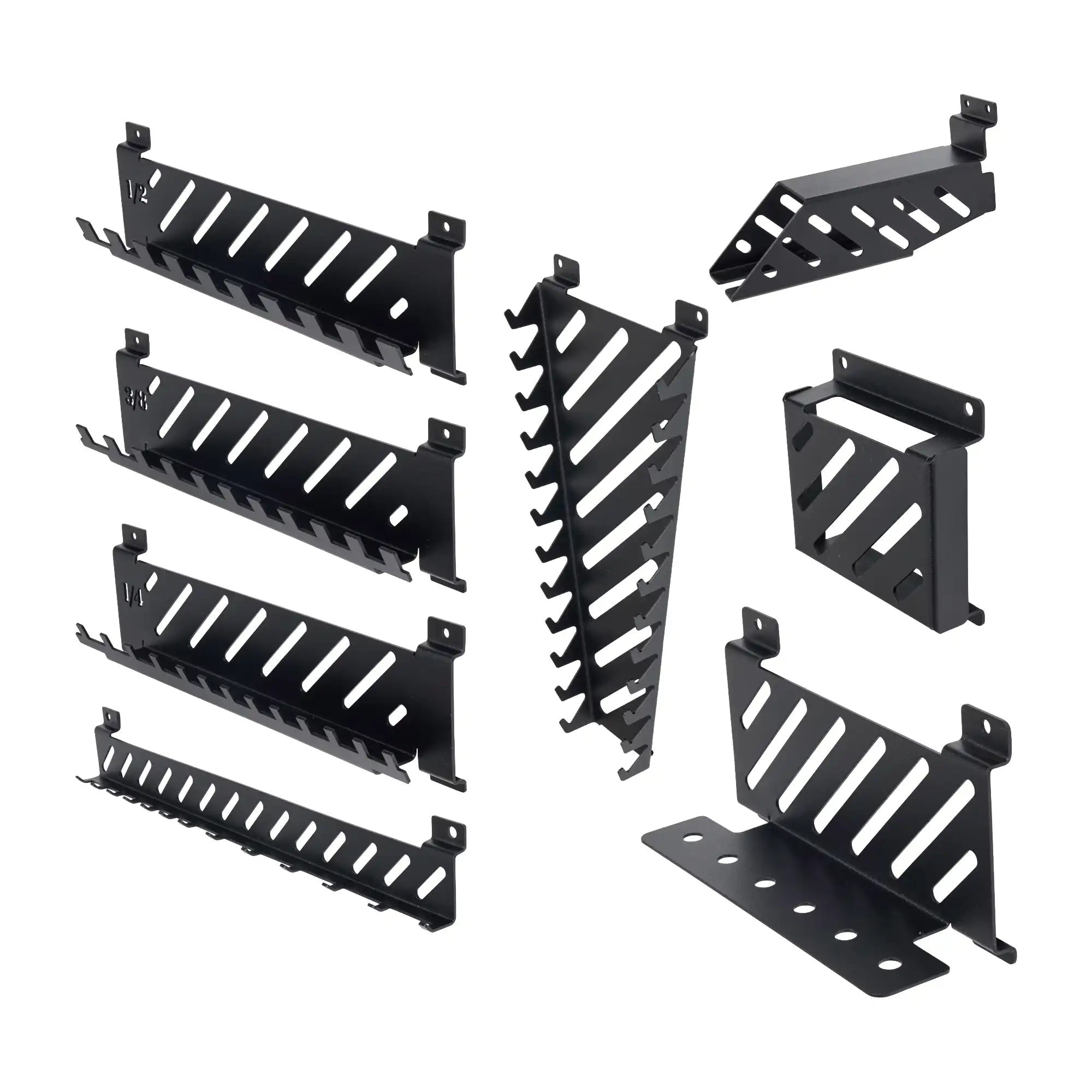 Hand Tool Kit | 8-Piece Heavy-Gauge Steel Hand Tool Organizer System - Bluegill Steel