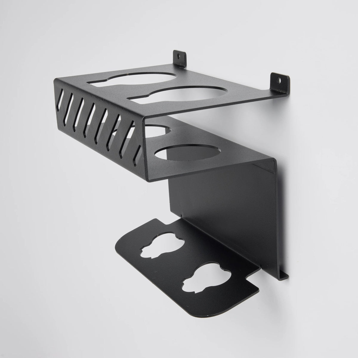 M12 Tool & Battery Organizer | Heavy-Gauge Steel 2-Slot Mount - Bluegill Steel
